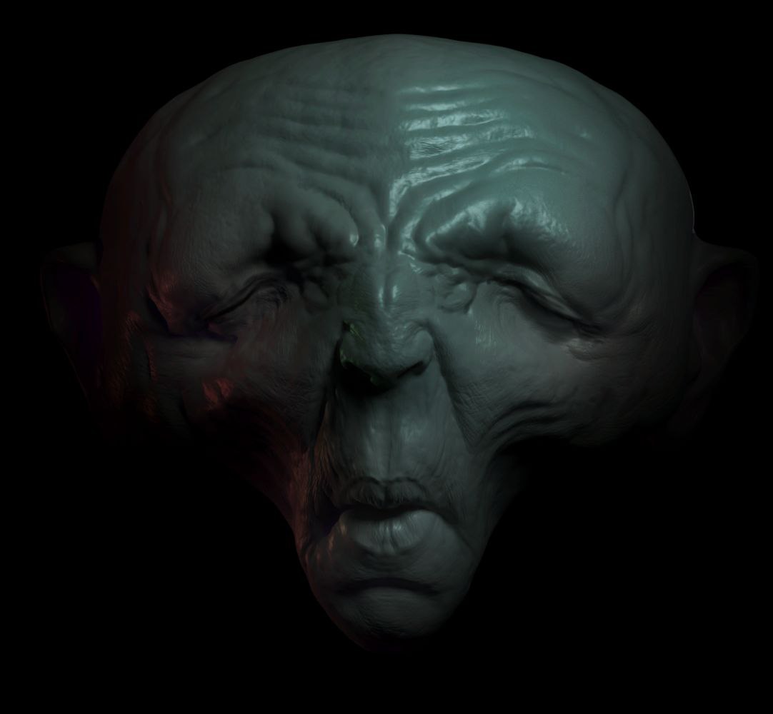 abstact head